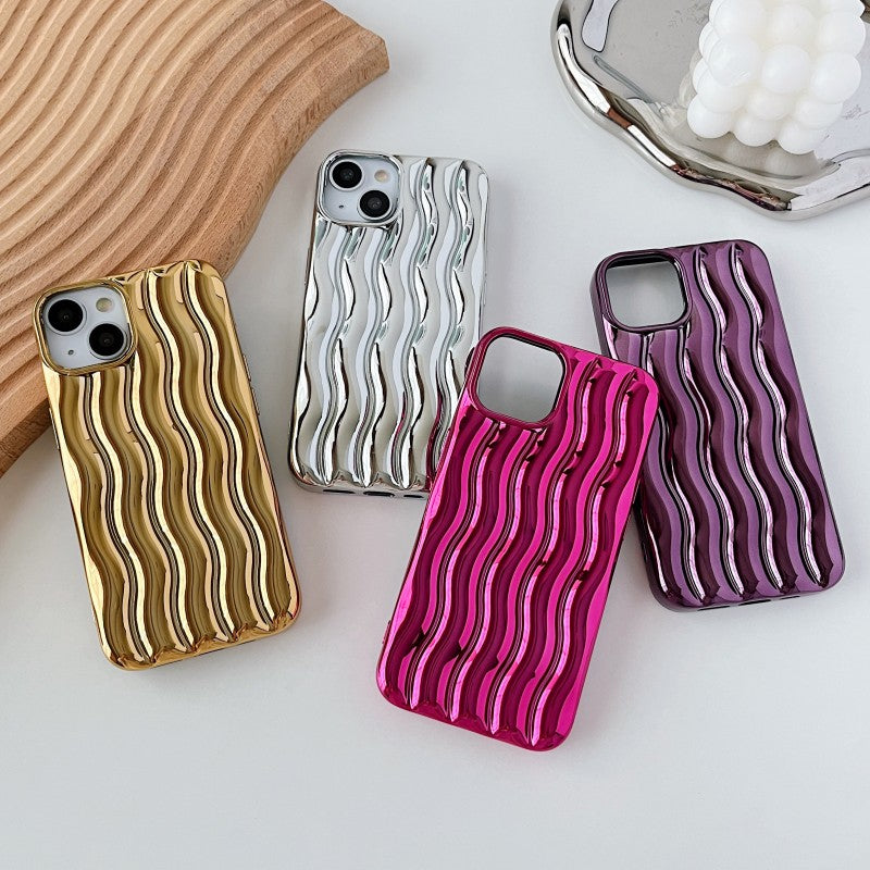 Caseative Curly Wave Frame Phone Case iPhone 14